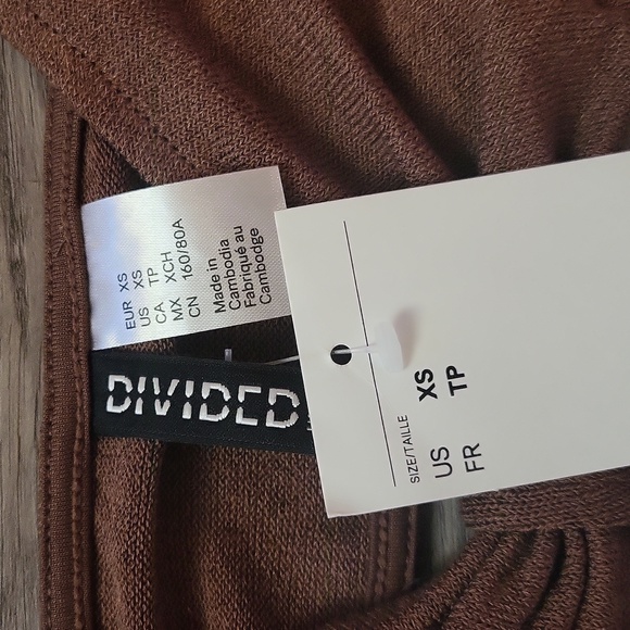 H&M dress l dark tan l summer l cut out l nwt l date night l club l dress - Picture 6 of 6